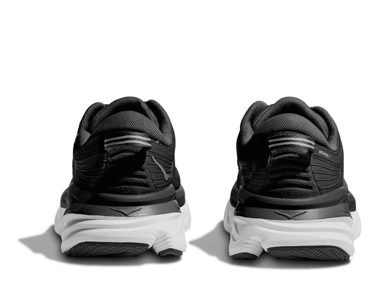 HOKA Men's Bondi 7 - BLACK / WHITE