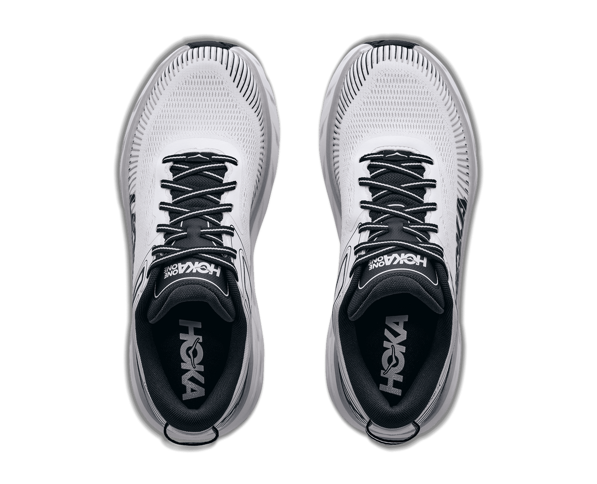 HOKA Men's Bondi 7 - WHITE / BLACK