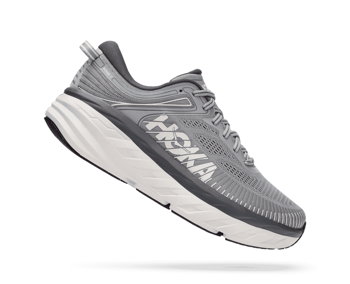 HOKA Men's Bondi 7 - WILD DOVE / DARK SHADOW