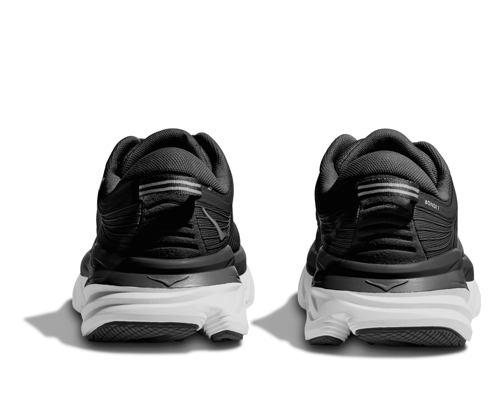 HOKA Women's Bondi 7 - BLACK / WHITE