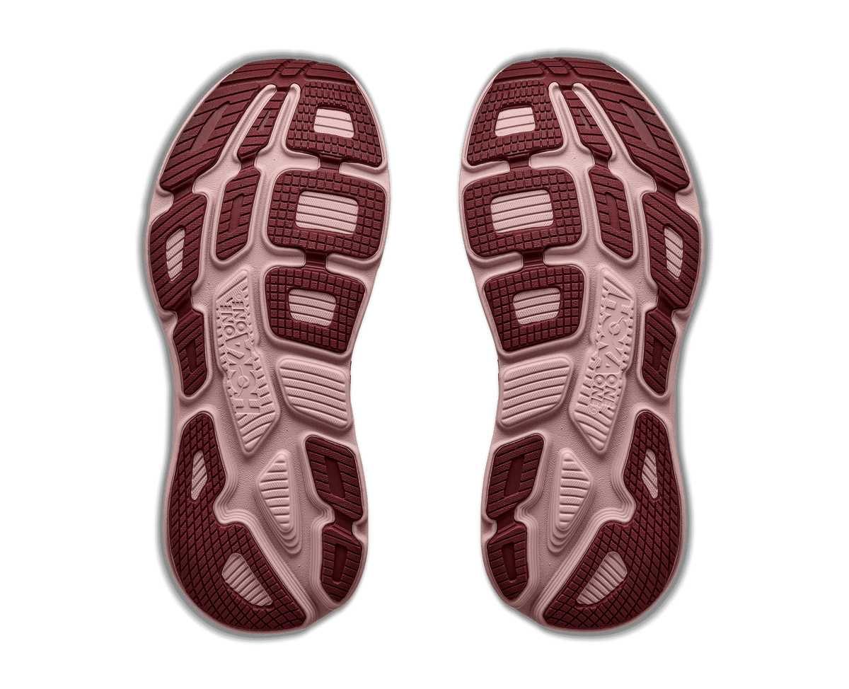 HOKA Women's Bondi 7 - PINK OPAL / VARSITY BURGUNDY