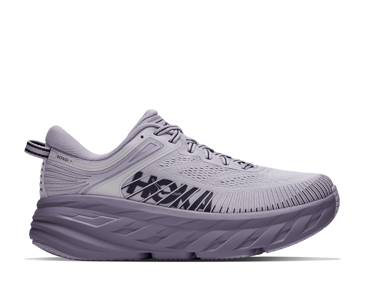HOKA Women's Bondi 7 - STARDUST / MELLOW LILAC