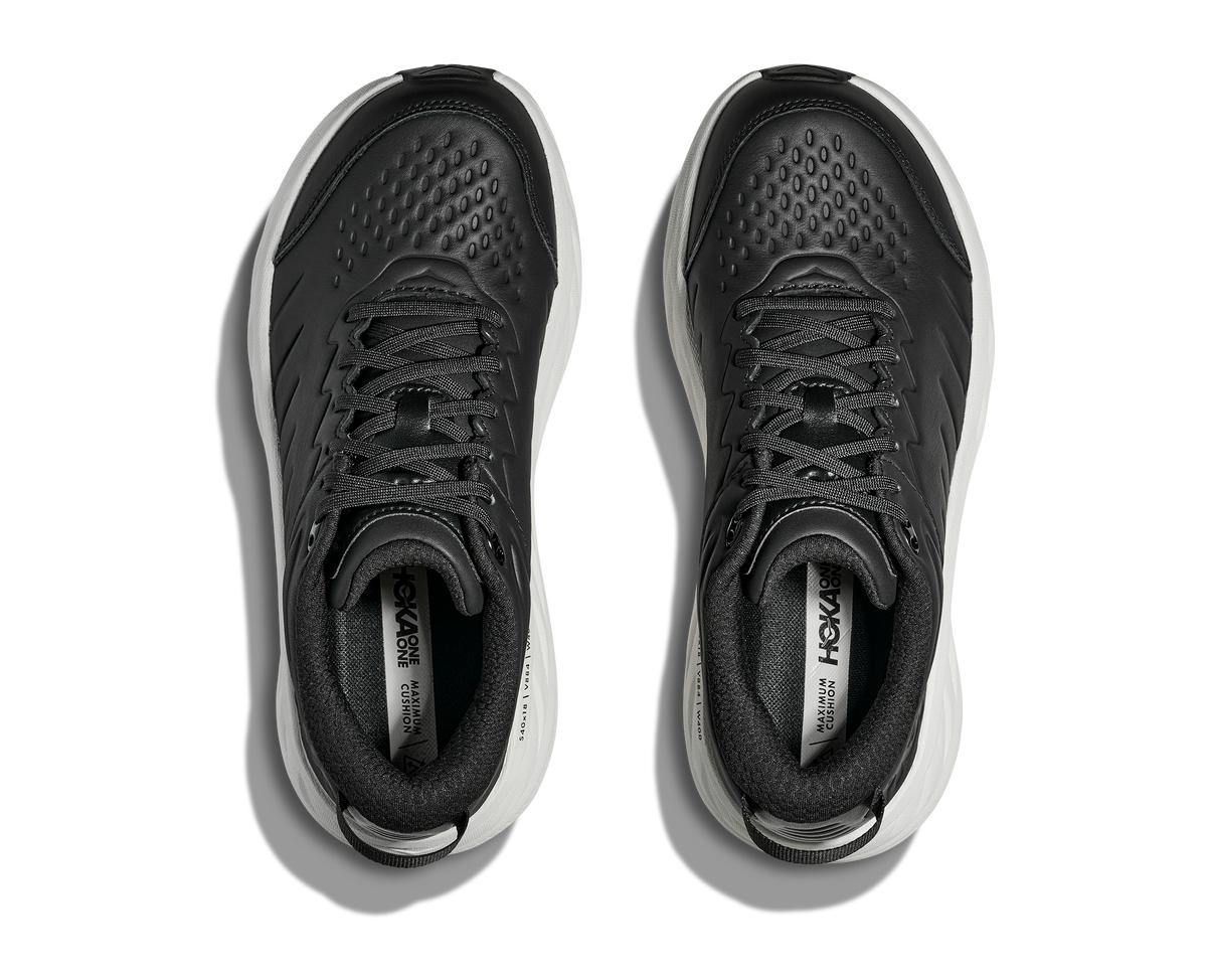 HOKA Men's Bondi SR - CARBON BLACK / WHITE