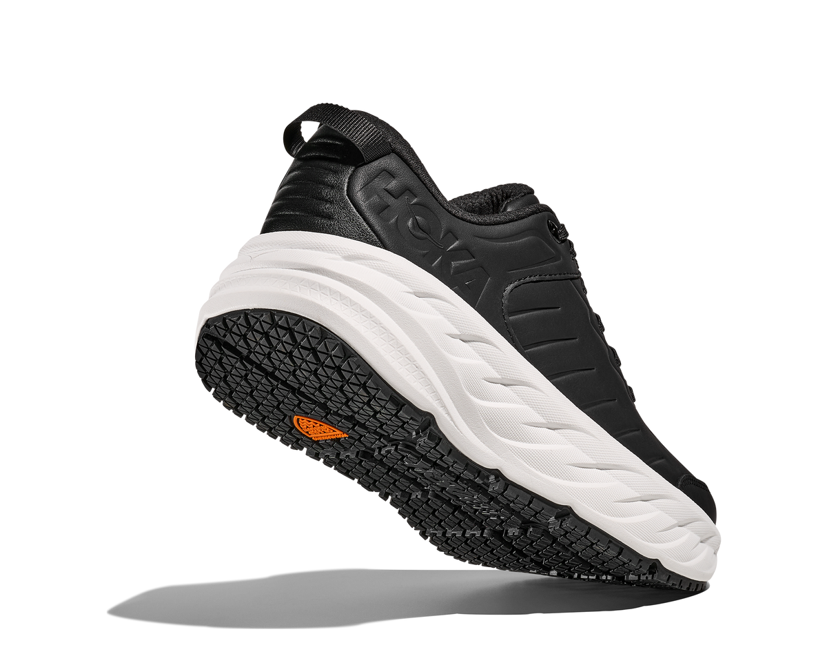 HOKA Men's Bondi SR - CARBON BLACK / WHITE