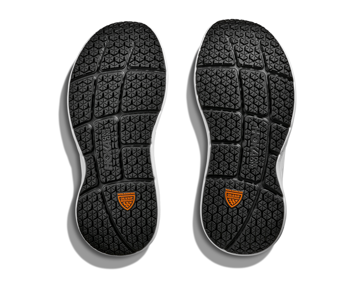 HOKA Men's Bondi SR - CARBON BLACK / WHITE