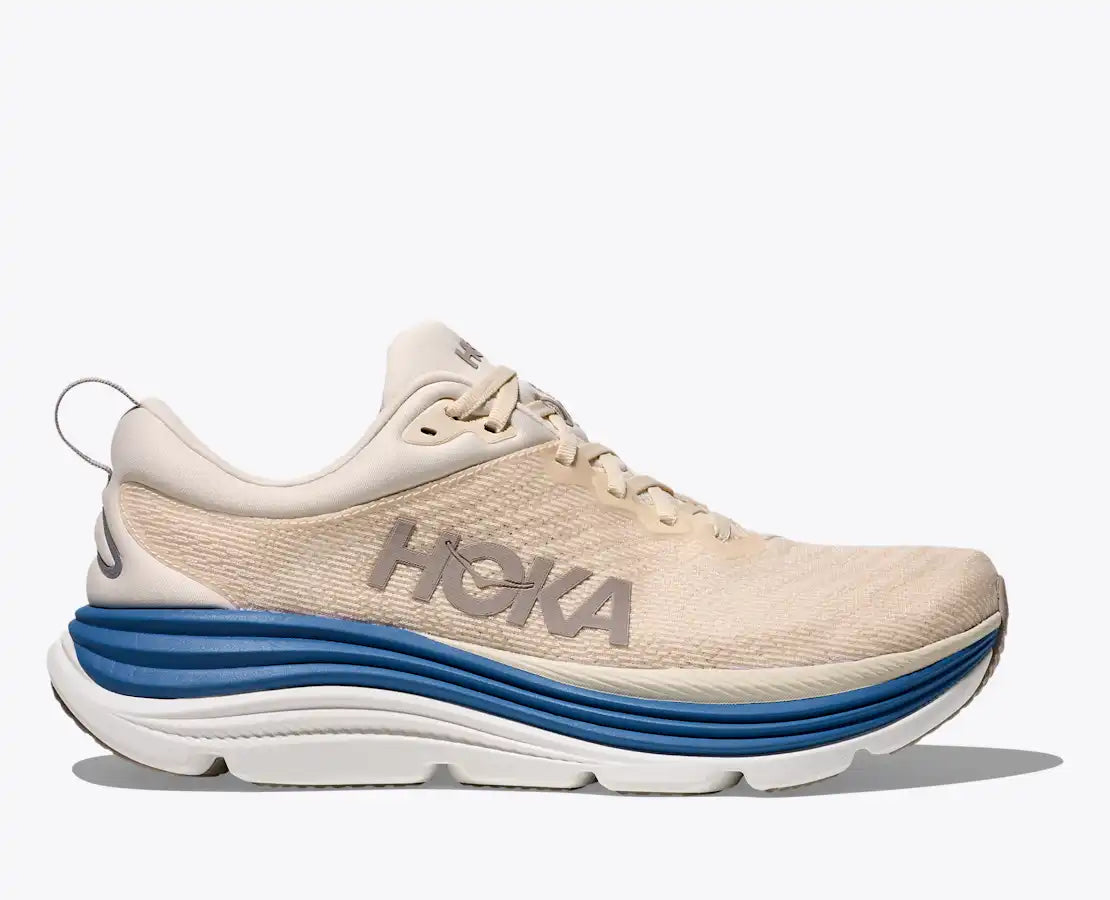 HOKA Men's Gaviota 5 - Birch / Foggy Night (Wide)