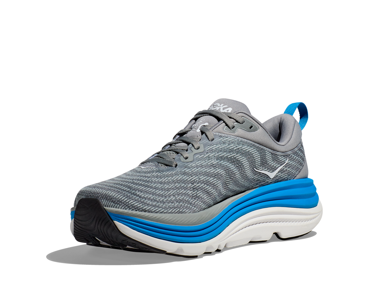 Hoka Mens Gaviota 5- Limestone/Diva Blue (1127929-LDVB)