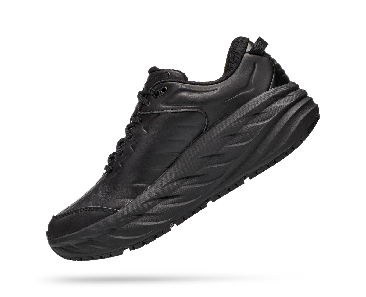 HOKA Men's Bondi SR - BLACK / BLACK (Wide)