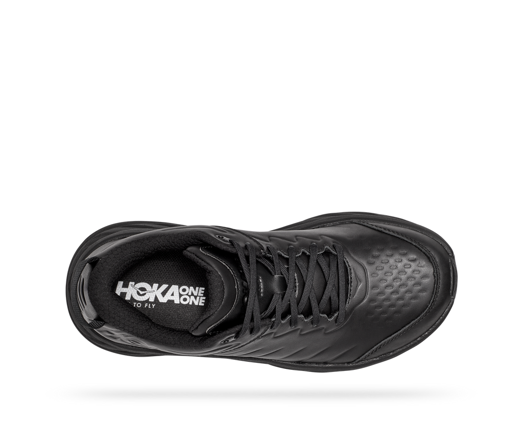 HOKA Men's Bondi SR - BLACK / BLACK (Wide)