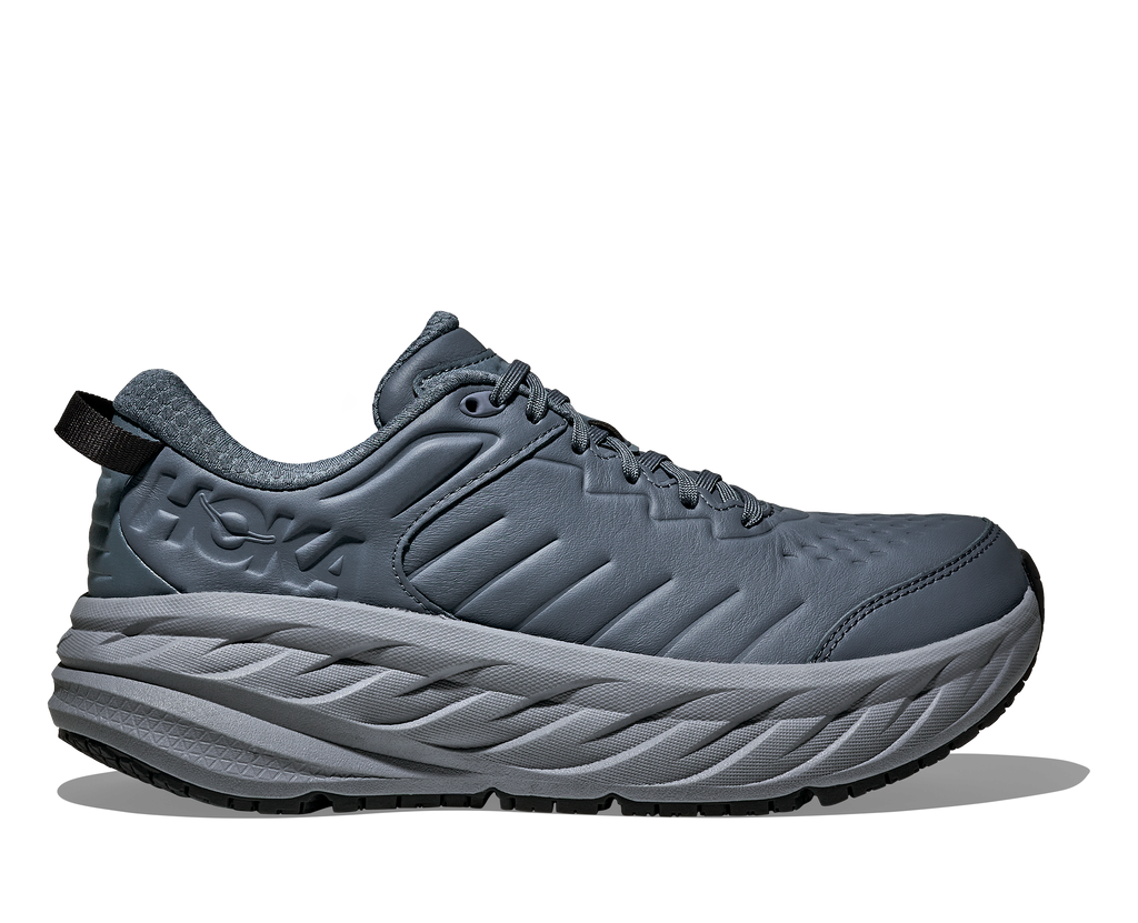 HOKA Men's Bondi SR - FADED NAVY / CARBON BLACK (Wide)