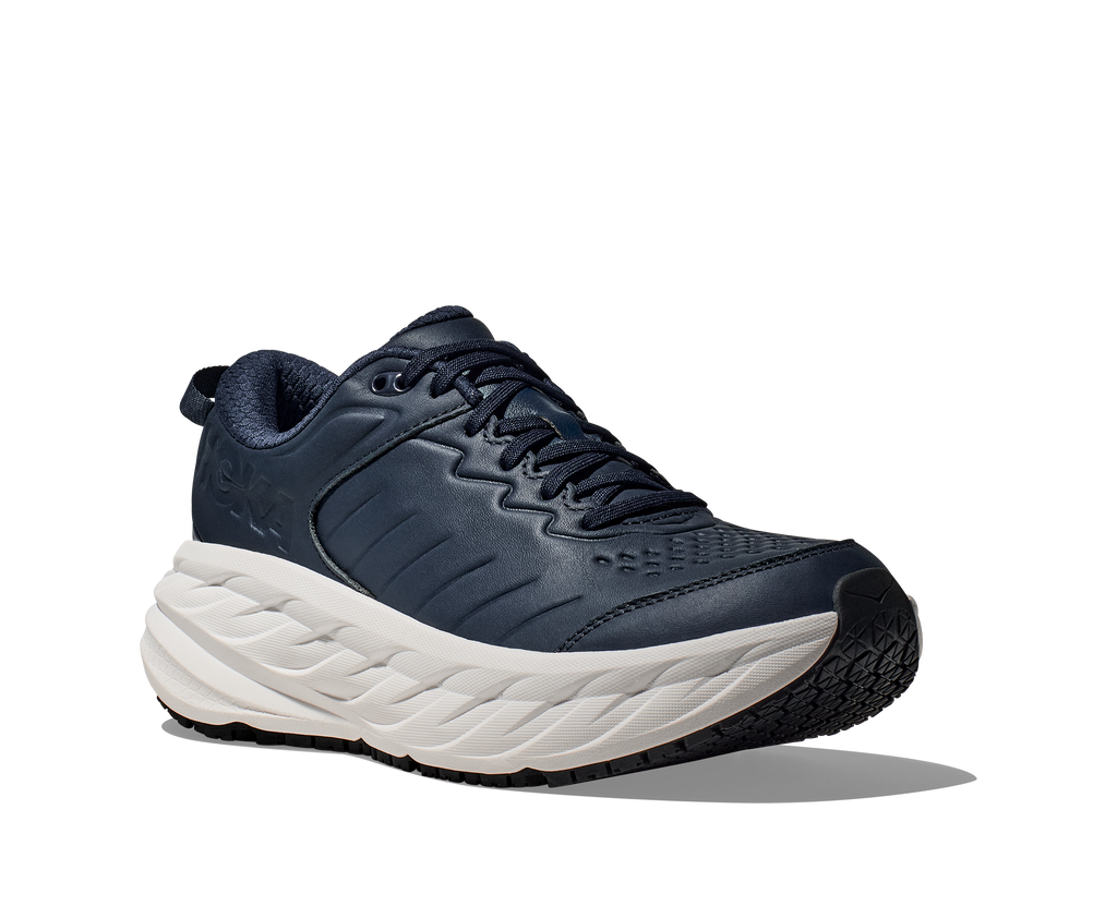 HOKA Men's Bondi SR - OUTERSPACE / WHITE (Wide)