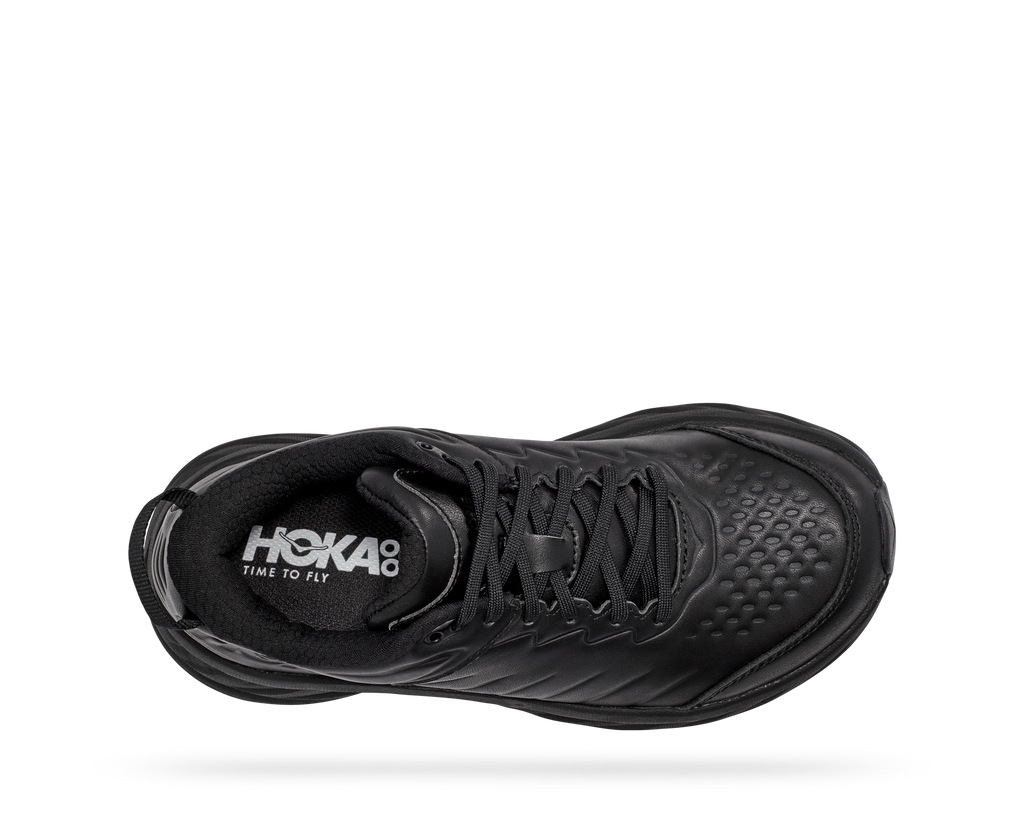HOKA Women's Bondi SR - BLACK / BLACK (Wide)