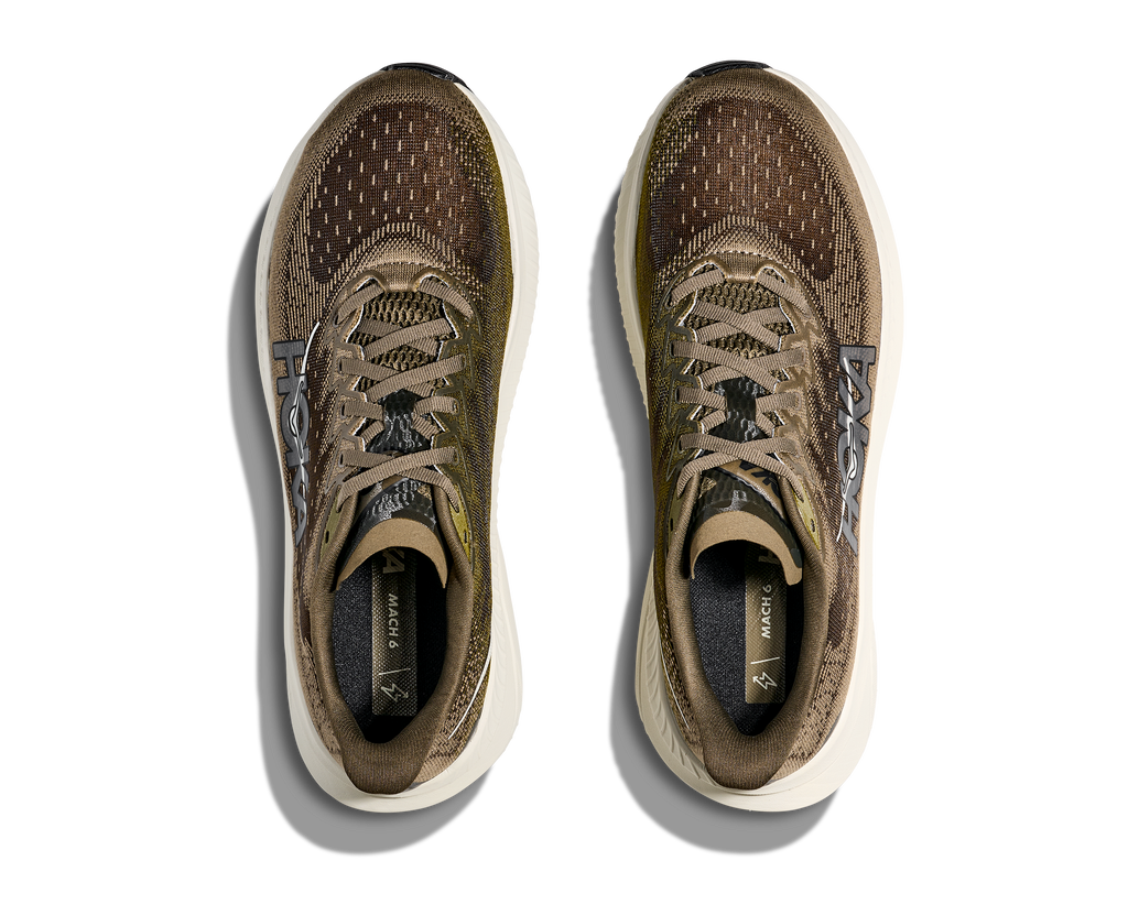 HOKA Men's Mach 6 - ANTIQUE OLIVE / TRUFFLE SALT (Wide)