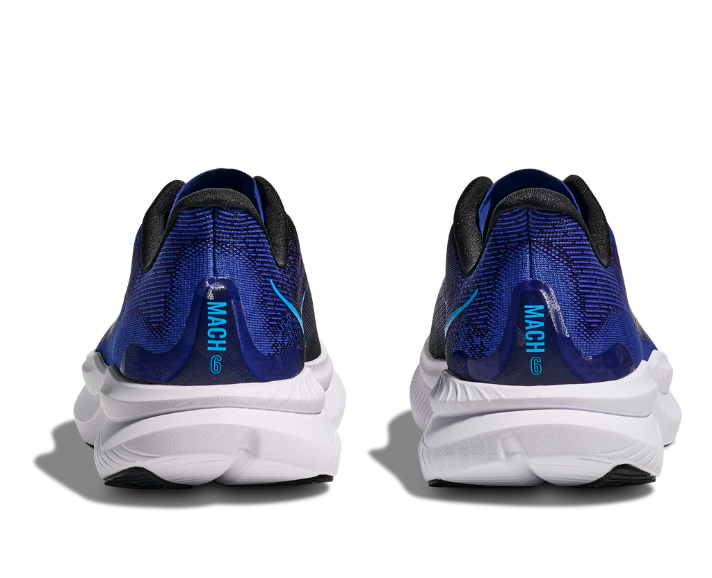 HOKA Men's Mach 6 - BLACK / NIGHT SKY (Wide)
