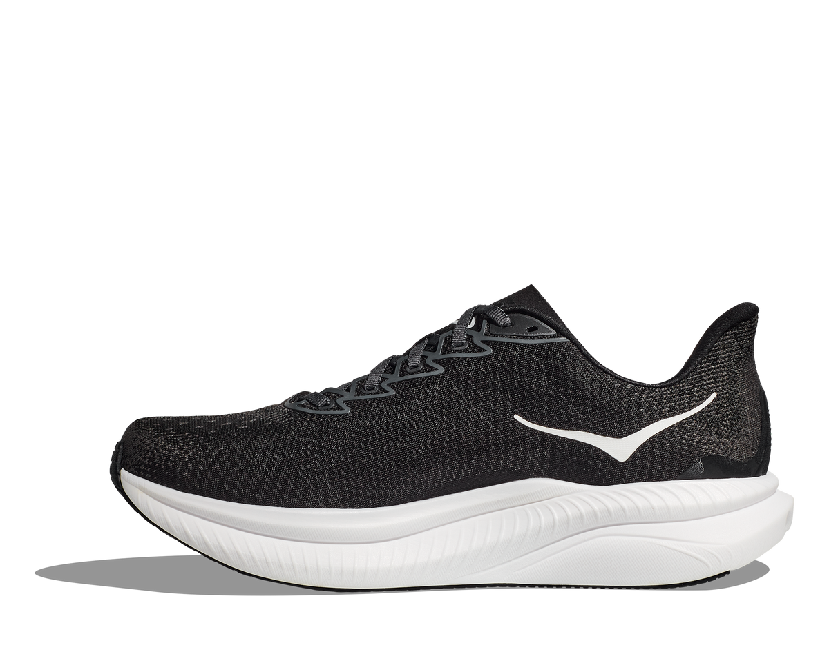 HOKA Men's Mach 6 - BLACK / WHITE