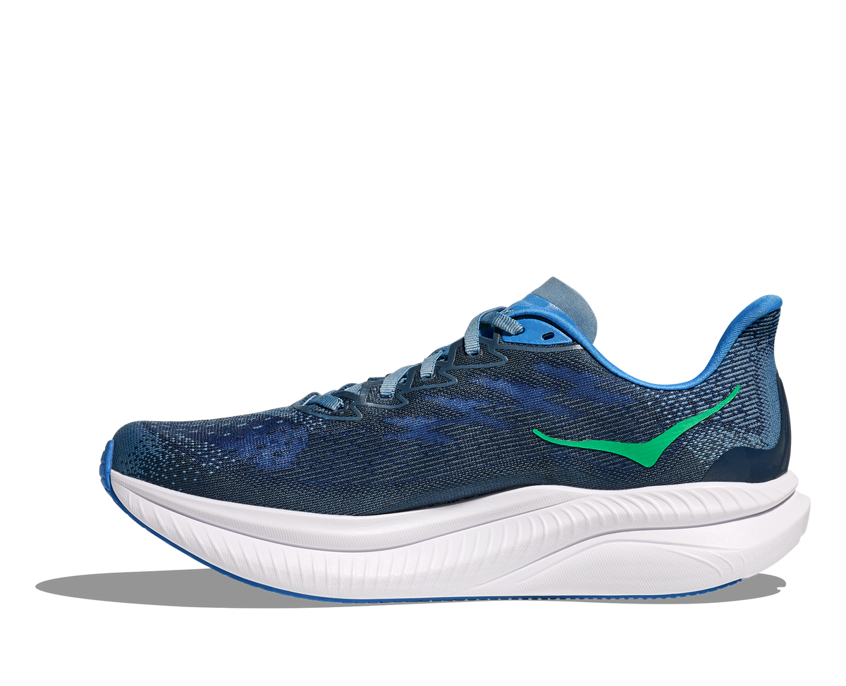 HOKA Men's Mach 6 - DOWNPOUR / THUNDER CLOUD (Wide)