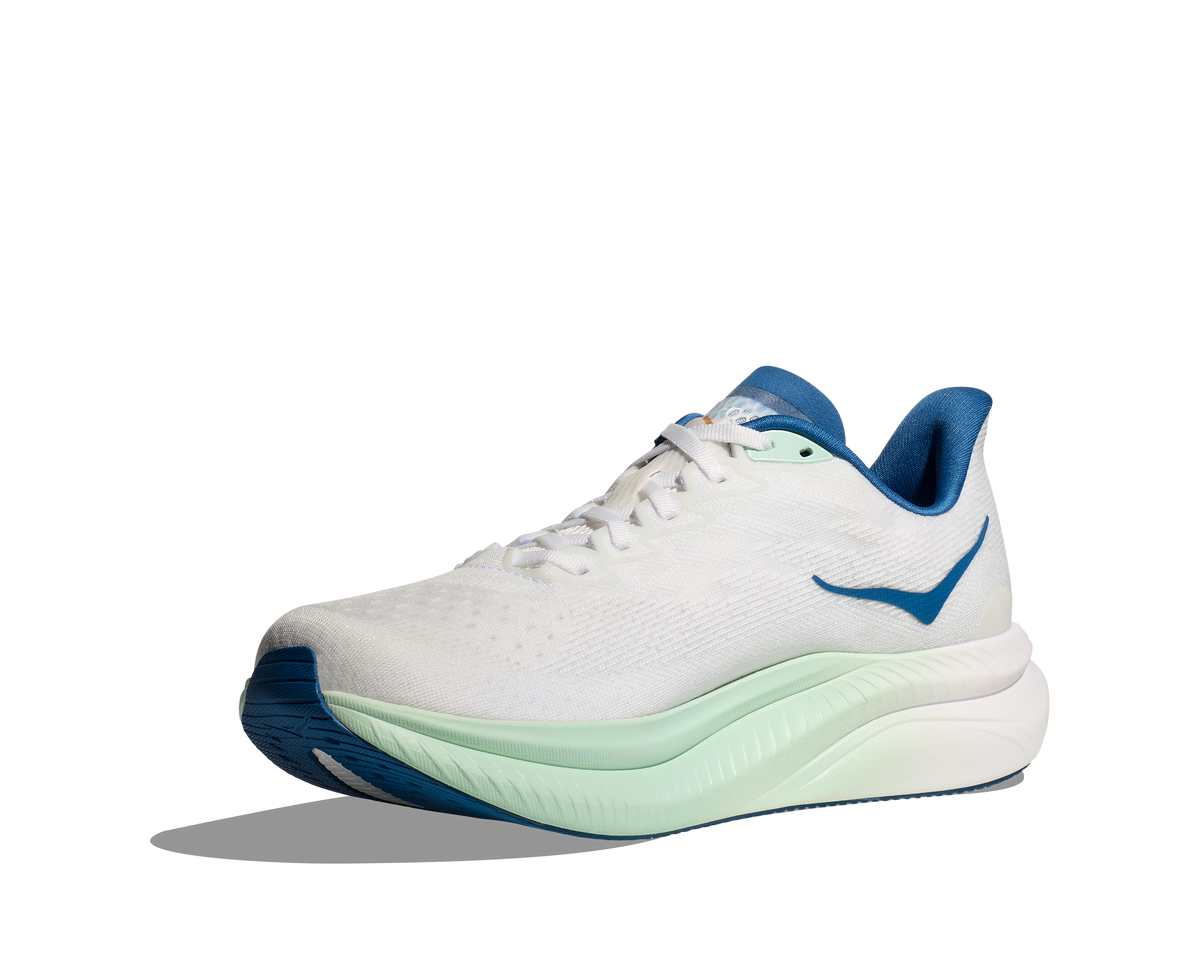 HOKA Men's Mach 6 - FROST / GOLD (Wide)