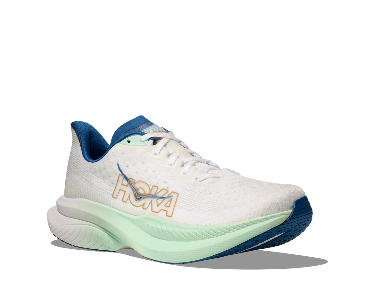 HOKA Men's Mach 6 - FROST / GOLD