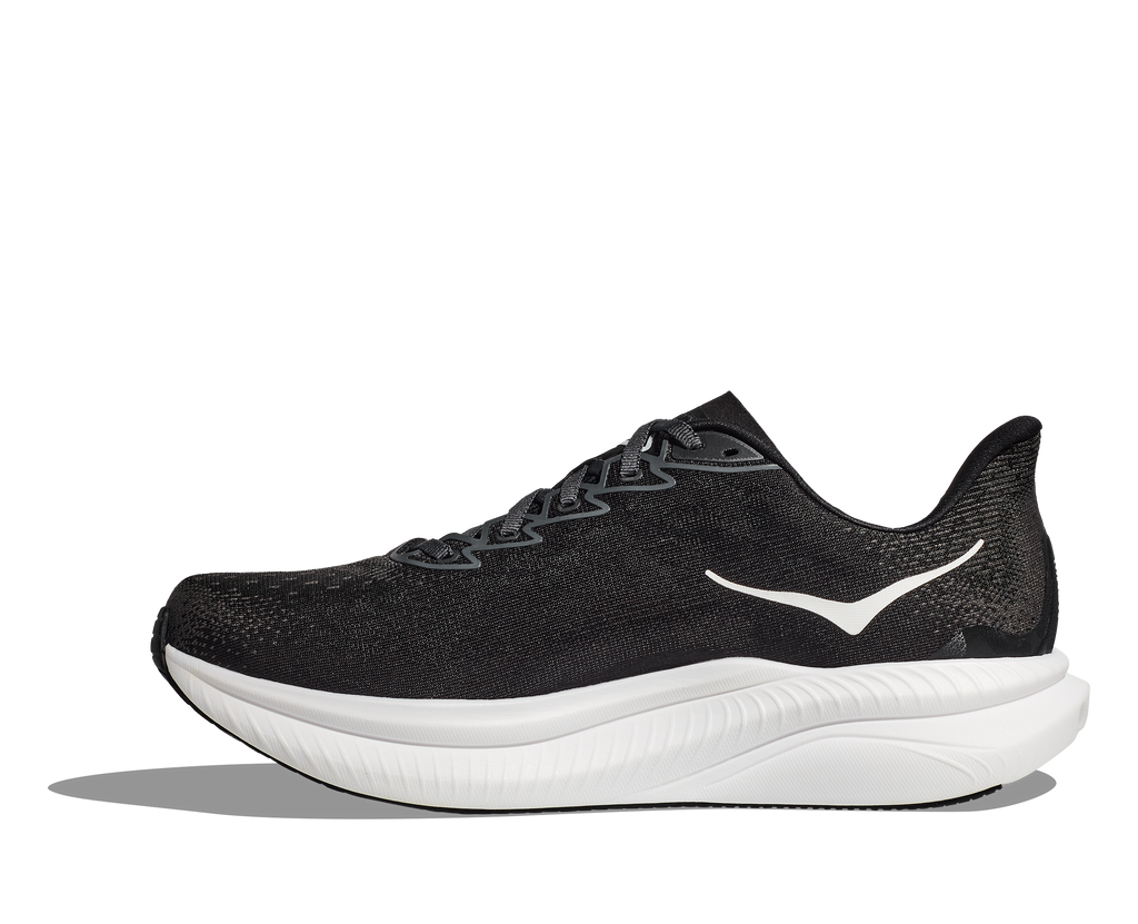 HOKA Women's Mach 6 - BLACK / WHITE
