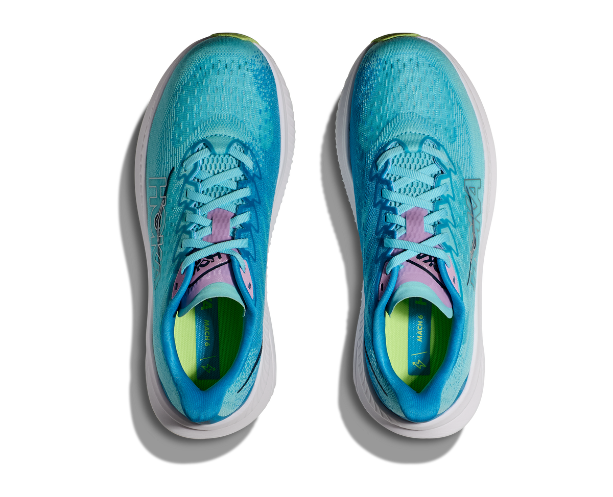 HOKA Women's Mach 6 - CLOUDLESS / WATERPARK