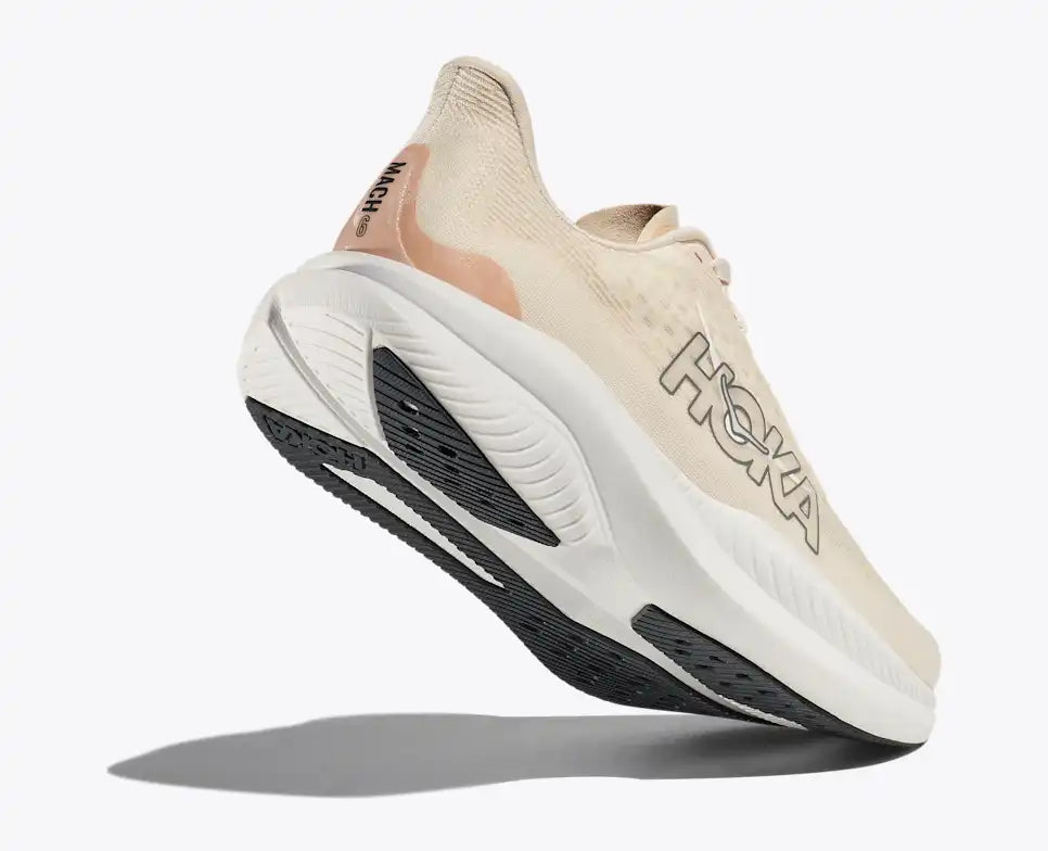 HOKA Women's Mach 6 - EGGNOG / VANILLA (Wide)
