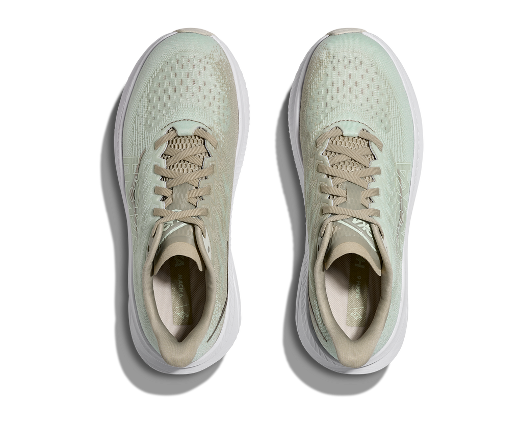 HOKA Women's Mach 6 - OYSTER MUSHROOM / TRUFFLE SALT