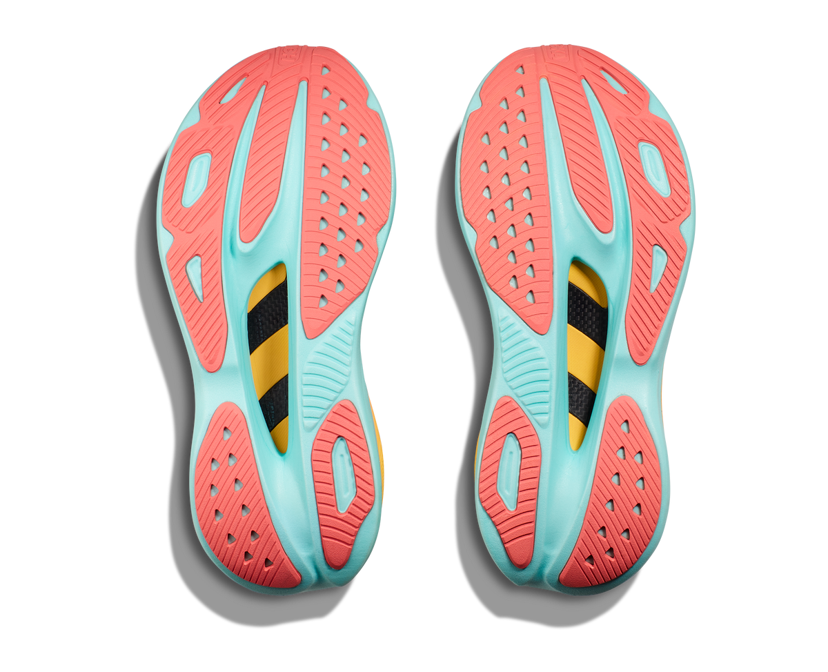 HOKA Women's Skyward X - BLANC DE BLANC / SWIM DAY