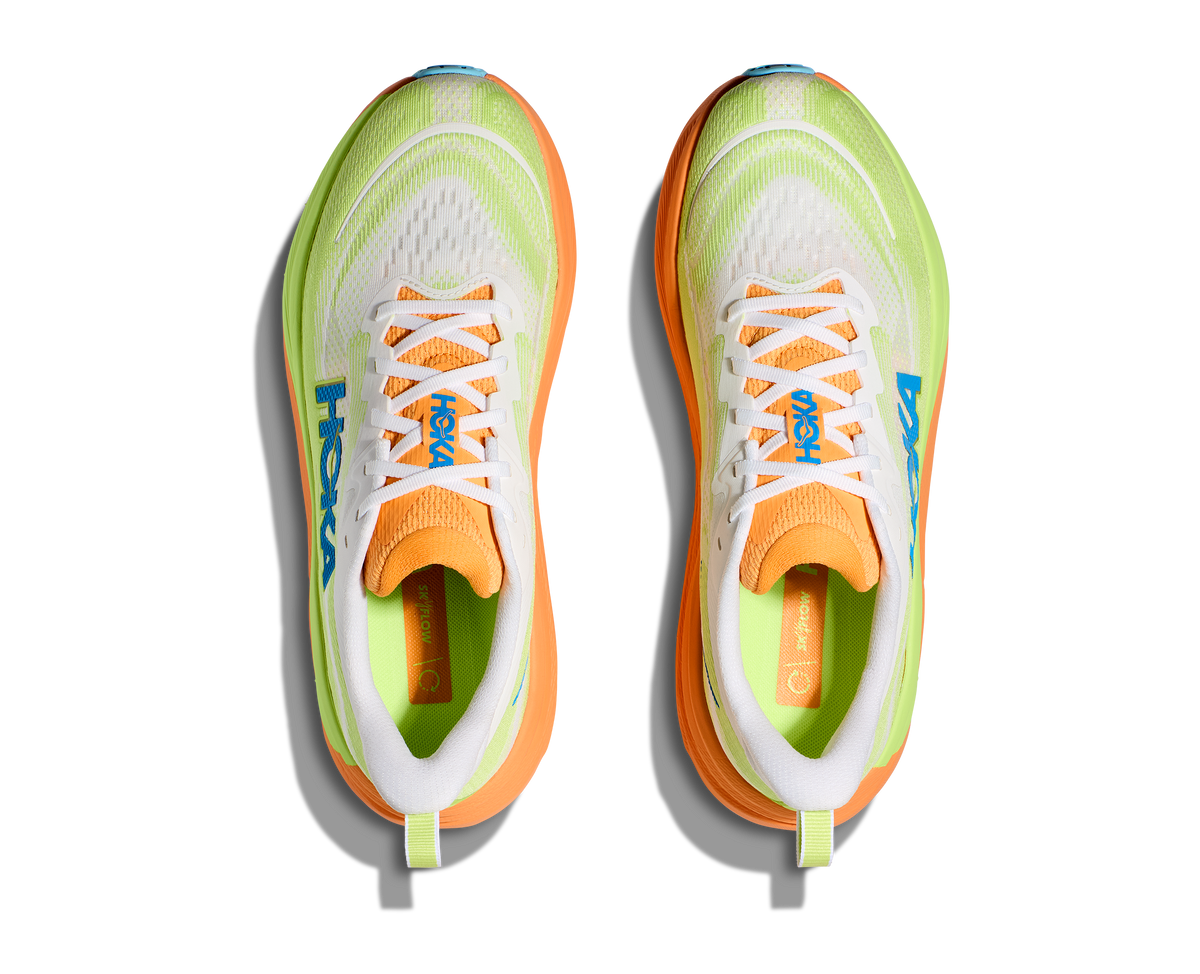 HOKA Men's Skyflow - FROST / SOLAR FLARE