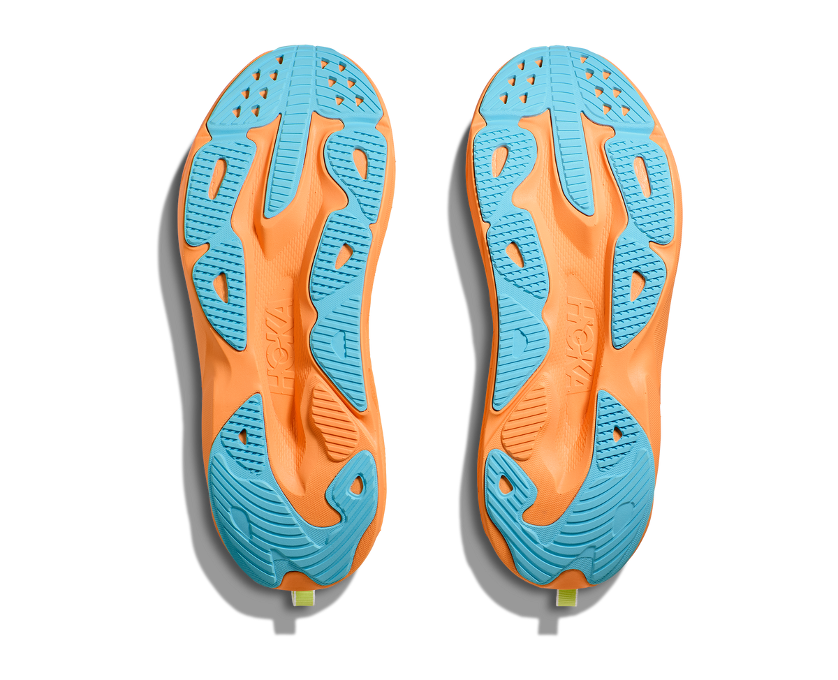 HOKA Men's Skyflow - FROST / SOLAR FLARE