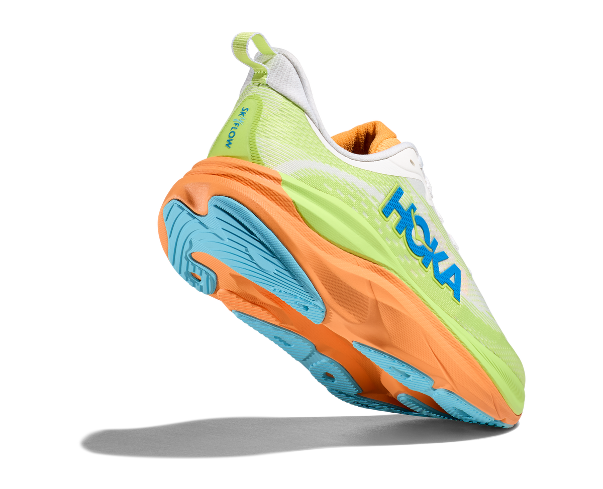 HOKA Women's Skyflow - FROST / SOLAR FLARE