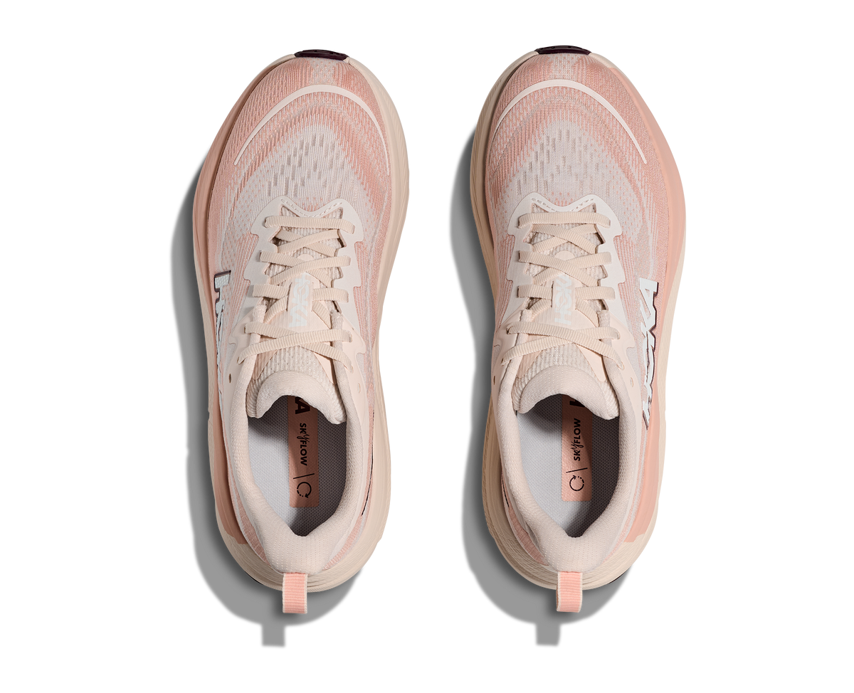 HOKA Women's Skyflow - ROSE CREAM / ROSE LATTE