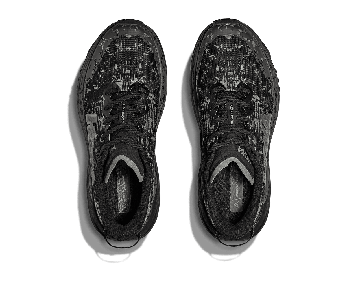 HOKA Women's Speedgoat 6 GTX - BLACK / OUTER ORBIT