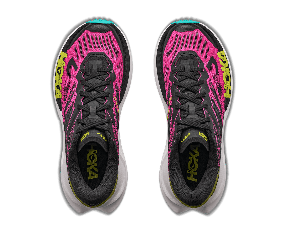 HOKA Women's Mafate X - BLACK / NEON DRAGONFRUIT