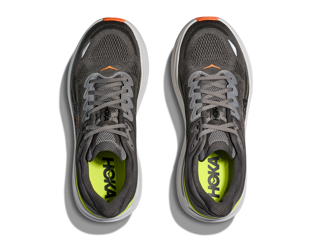 HOKA Men's Bondi 9 - ASPHALT GREY / GRAVEL
