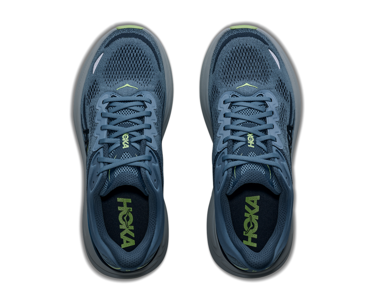 HOKA Men's Bondi 9 - DOWNPOUR / THUNDER CLOUD (Extra Wide)