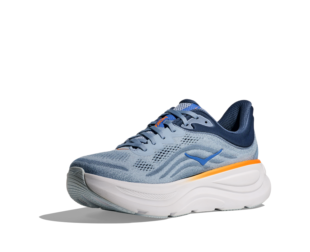HOKA Men's Bondi 9 - DRIZZLE / DOWNPOUR (Wide)