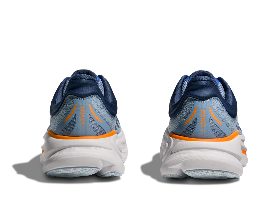 HOKA Men's Bondi 9 - DRIZZLE / DOWNPOUR (Wide)