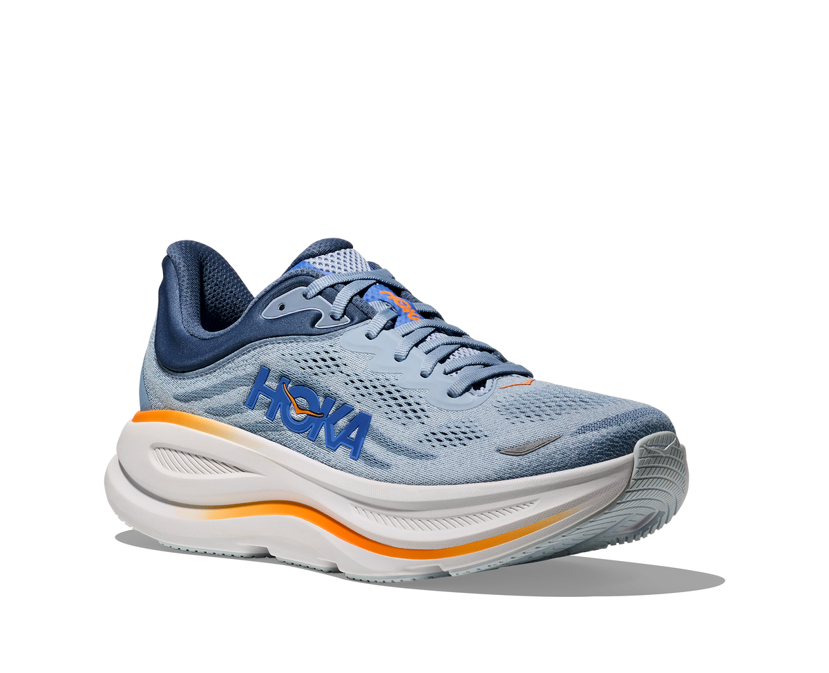 HOKA Men's Bondi 9 - DRIZZLE / DOWNPOUR (Wide)