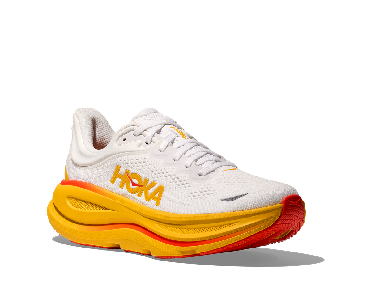 HOKA Men's Bondi 9 - FROST / SUNFLOWER
