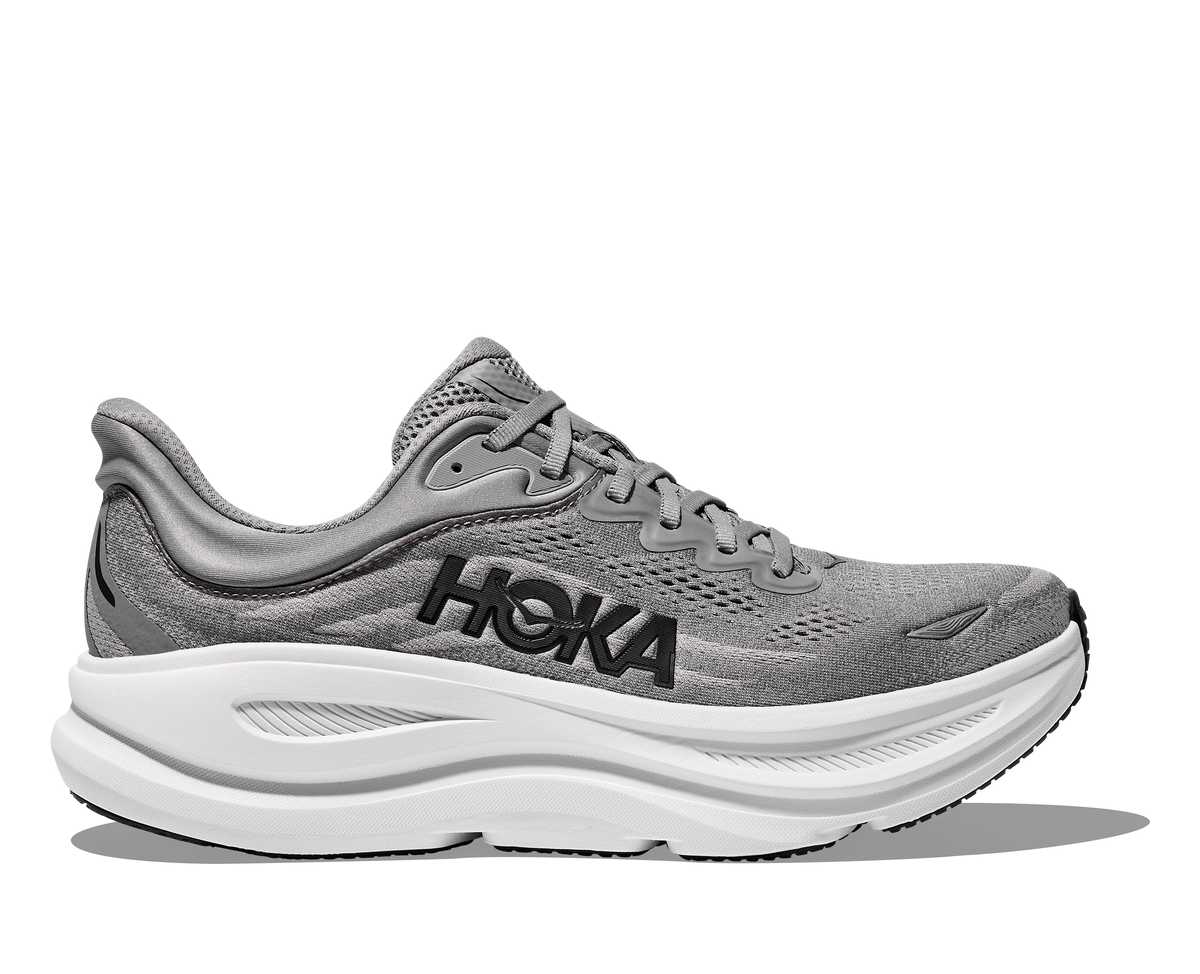 HOKA Men's Bondi 9 - GALACTIC GREY / STELLAR GREY