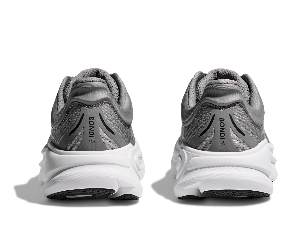 HOKA Men's Bondi 9 - GALACTIC GREY / STELLAR GREY (Wide)