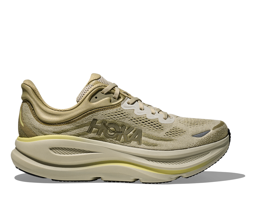 HOKA Men's Bondi 9 - GRASSLAND / OYSTER MUSHROOM