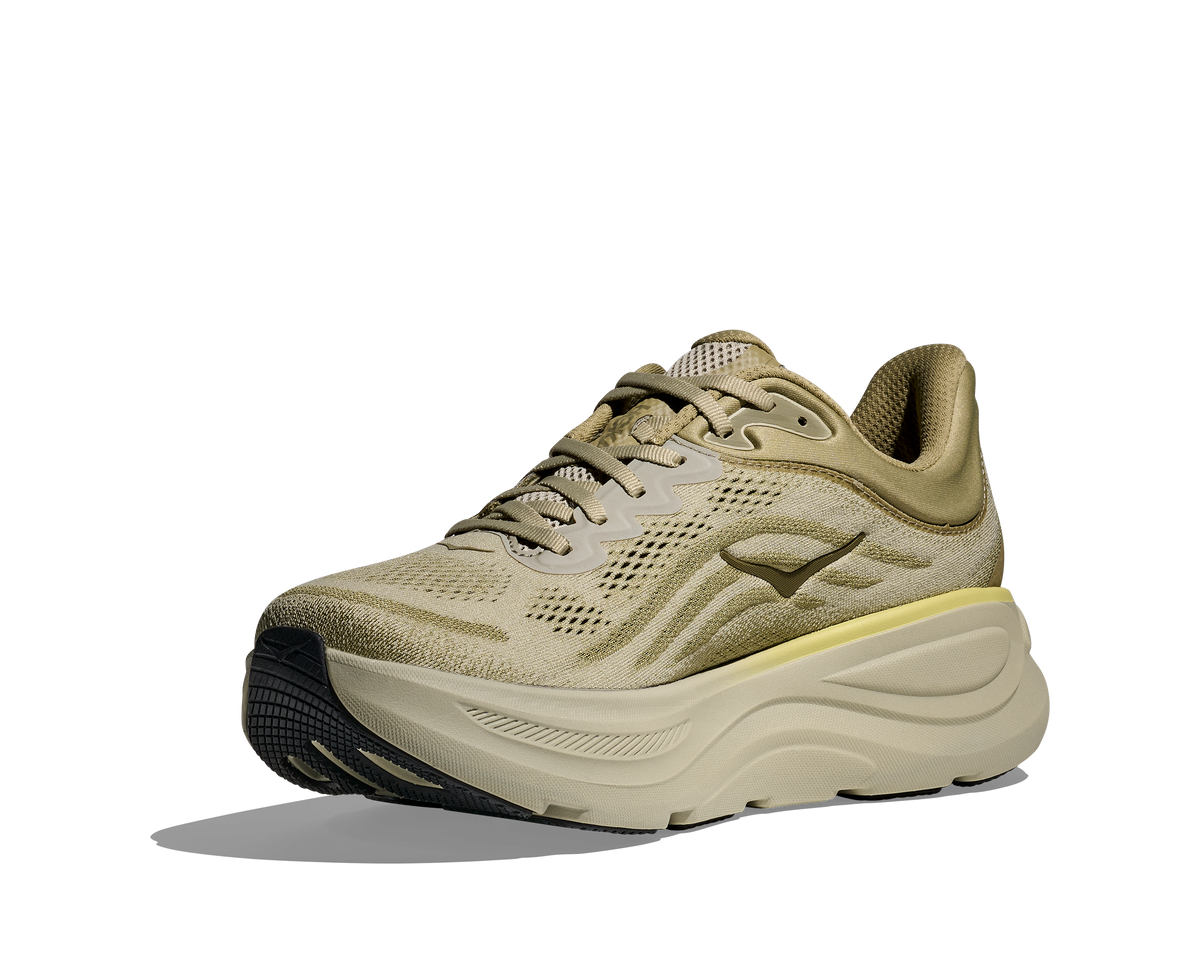 HOKA Men's Bondi 9 - GRASSLAND / OYSTER MUSHROOM