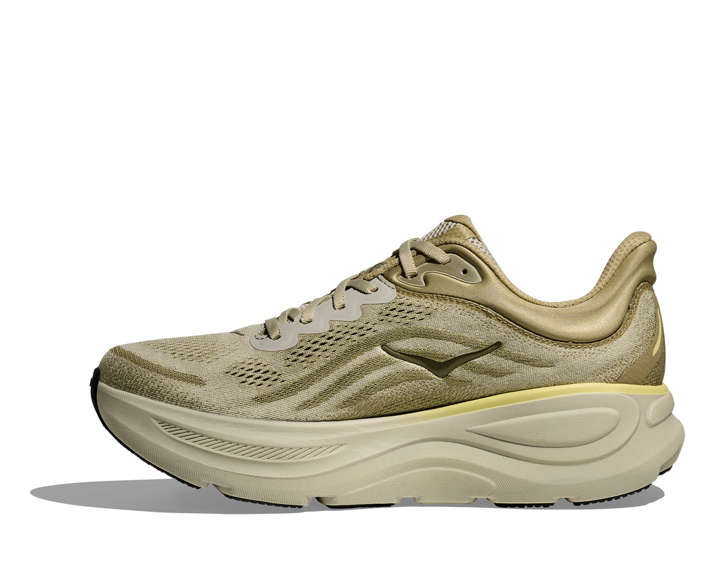 HOKA Men's Bondi 9 - GRASSLAND / OYSTER MUSHROOM (Wide)