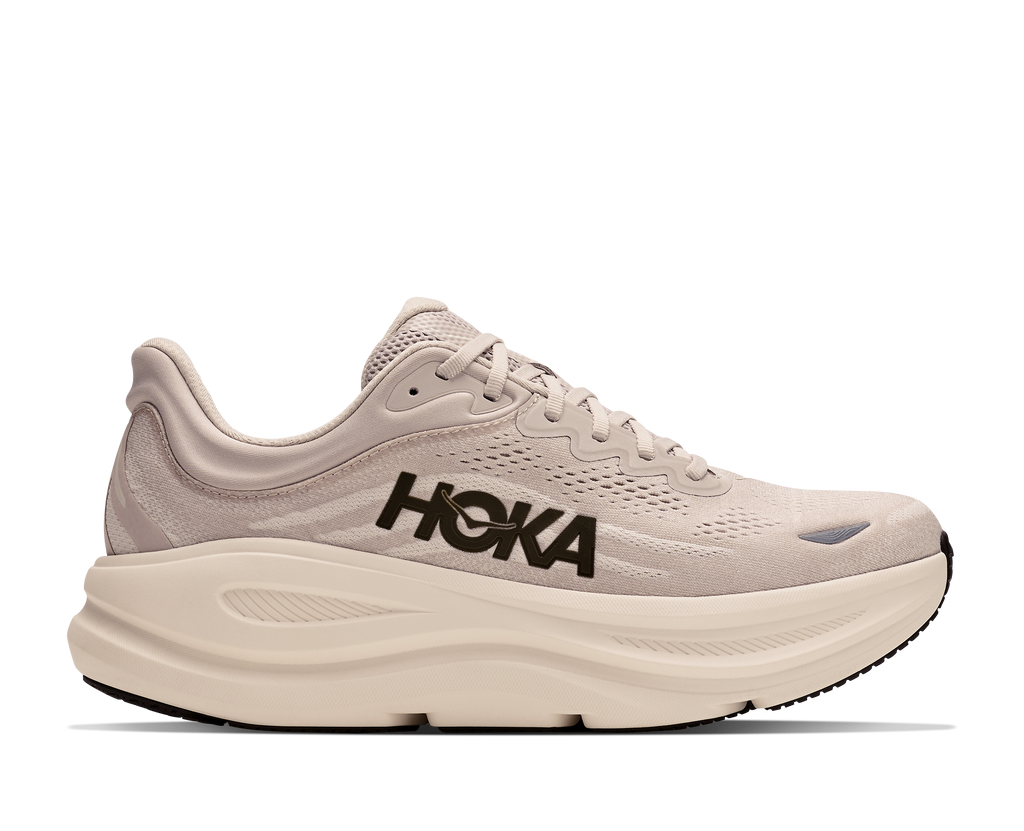 HOKA Men's Bondi 9 - RIVER ROCK GREY / ALABASTER