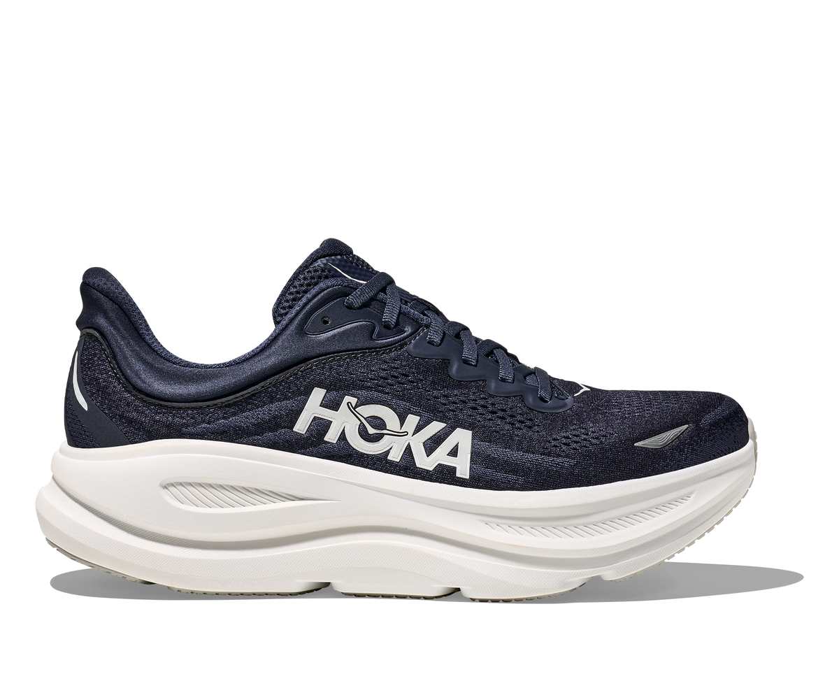 HOKA Men's Bondi 9 - VARSITY NAVY / WHITE