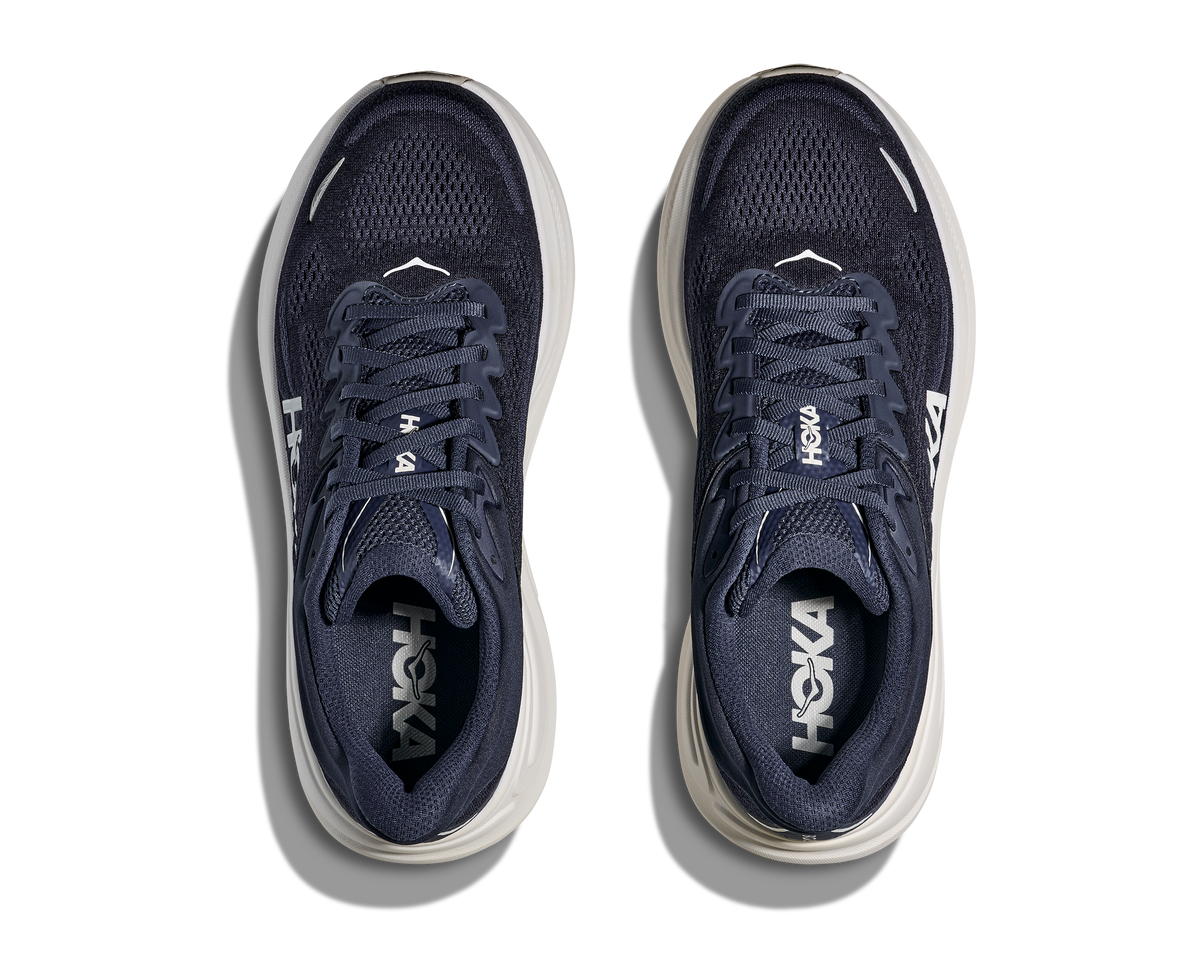 HOKA Men's Bondi 9 - VARSITY NAVY / WHITE (Wide)
