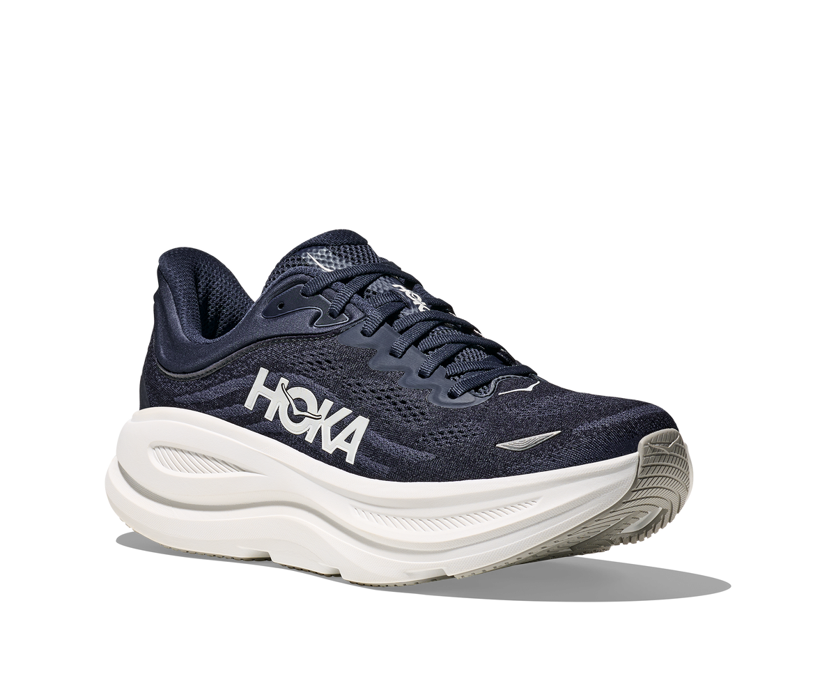 HOKA Men's Bondi 9 - VARSITY NAVY / WHITE