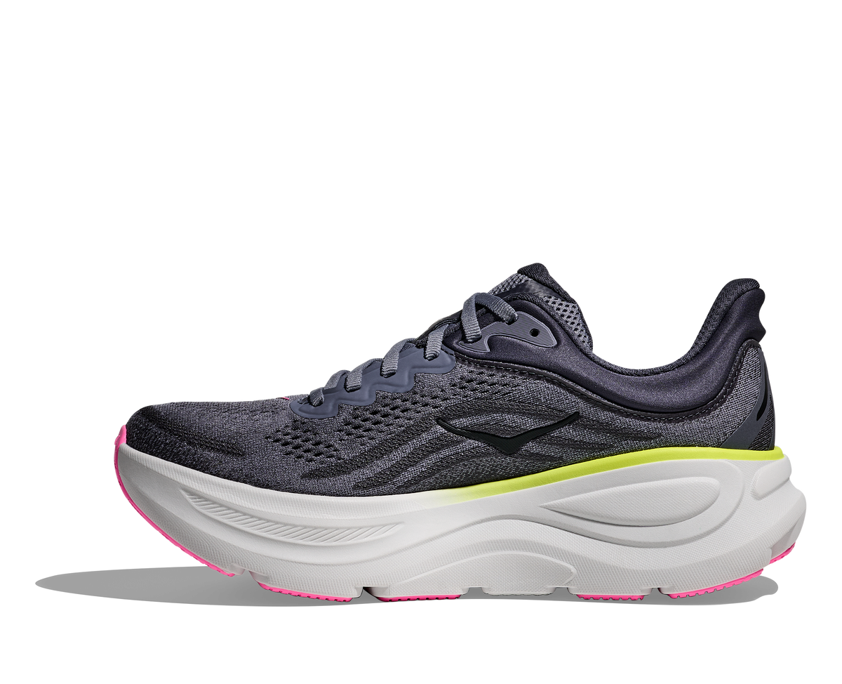 HOKA Women's Bondi 9 - CHARCOAL GREY / GREY SKIES