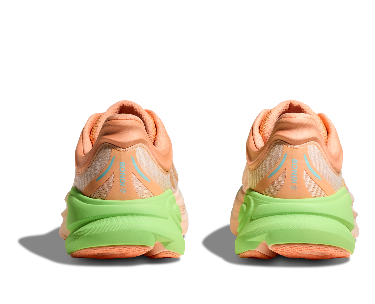 HOKA Women's Bondi 9 - FROST / PALE TANGERINE